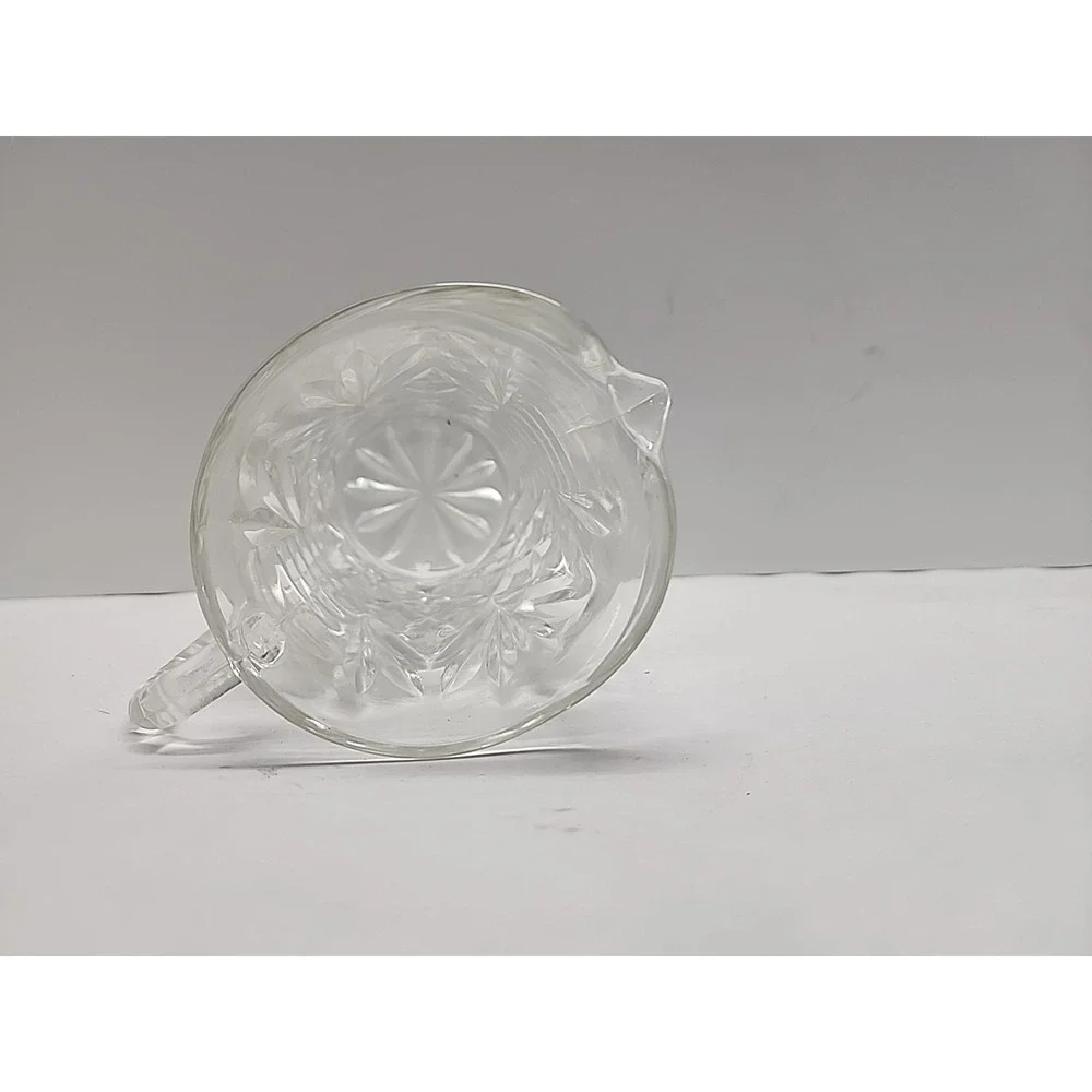 Vintage Anchor Hocking Prescut Clear Glass Small 5